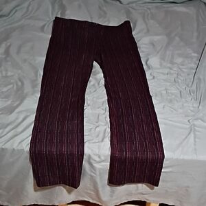 Betabrand Red and Black Checkered Pants